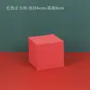 Accesorios de fotografía de cubo fotografía comida madera se puede fijar arco geométrico lavable adornos serie roja y blanca