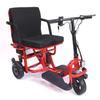 Triciclo Eléctrico Ligero de Aleación de Aluminio de Venta Caliente Transfronteriza, Scooter de Movilidad para Ancianos, Bicicleta Eléctrica de Reparto Plegable de Una Pieza