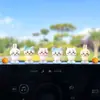 Adornos para Coche Oso Autocrítico de Dibujos Animados Adornos para Coche Consola Central de Coche Eléctrico Accesorios Interiores de Coche Decoración de Pantalla de Navegación