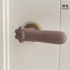 Desenho animado Silicone Cat Claw Maçaneta da porta de segurança Capa protetora Maçaneta da porta Capa protetora anticolisão Alça do bebê Capa anticolisão