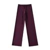 Pantalones Casuales Holgados de Estilo Europeo y Americano, Sencillos, de Cintura Baja y Media, con Cordón, Rectos, para Otoño 2025