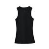 Top ajustado con cuello redondo y estampado de chica sexy para mujer, estilo americano, sin mangas, con cremallera, para principios de otoño de 2024