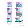 Máquina de garra comercial de alta calidad para un jugador que funciona con monedas, modo dual, máquina de agarre de muñecos totalmente transparente para uso doméstico, equipo de exportación de fábrica