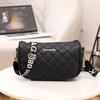 Bolso de Hombro de Moda Estilo Japonés y Coreano para Mujer 2024 Nueva Llegada Verano Bolsos de Dama Textil Bolso Combinable Bordado Bolso Sobaco