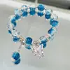 Pulseira de Contas de Cerâmica Estrela Concha Estilo Resort para Mulheres, Pulseira Exquisita de Nicho de Luxo Leve, Pulseira de Festa Estudantil de Alto Nível