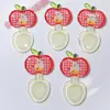 Accesorios de Plástico al por Mayor Materiales Manualidades DIY Hebillas para Zapatos Accesorios para la Cabeza de Niños Accesorios de Pegamento en Crema Cuchara de Manzana