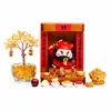 Adorno Feng Shui para Escritorio: Pequeño Altar para Trabajadores, Árbol de Dinero de Citrino para la Buena Suerte, Decoración de Entrada de Oficina