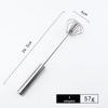 Batedor de ovos semiautomático manual em aço inox mini batedor de creme portátil batedor de ovos fornecimento direto