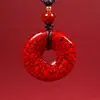 Superficie de Cristal Mineral Crudo Tipo Arena Hebilla de Paz Colgante Cristal Transparente Chapado en Oro Collar Unisex Regalo Venta al por Mayor Dropshipping