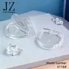 Orden Jinze: Paleta de Sombras Cuadrada Transparente de un Solo Compartimento, Material de Empaque de Plástico
