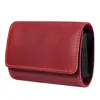 Porta-Cartões Masculino em Couro Crazy Horse Organizador Slot para Cartão Porta-Cartões com Fivela 10 Slots para Cartão Porta-Cartões Casual Carteira Masculina Retrô Europeia e Americana