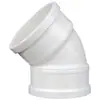 Cotovelo de PVC de 45 Graus Conexões para Tubos de Água Cotovelo Reto Tampa de Inspeção para Tubos de Drenagem Conexões para Tubos de Esgoto 50 75 110 160