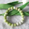 Novo pulseira de contas de porcelana tingidas com água de 10mm pulseiras de contas de pier para mulheres pulseiras de jade quebradas ao redor do dedo dos estudantes contas de rosário de texto suave joia de mão