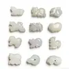 Jade de Mianmar Gema Grau A Pingente do Zodíaco Doze Signos Acessórios de Joias Artesanato de Jade Fabricante Atacado
