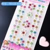 Adesivos de diamante acrílico de cristal de gema infantil Decoração de palco Meninas criativas diy Jardim de infância Prêmio Adesivos de diamante