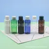 Botella plana de 50 ml con tapa de rosca, botella de embalaje para artículos de tocador, botella de hidrosol, botella de loción, botella PET vacía dispensadora de gel antibacterial