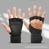 Protección de palma para fitness para hombre, pull-up antideslizante resistente al desgaste, levantamiento de pesas con barra, hierro, medio dedo, guantes deportivos para mujer al por mayor