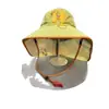 Sombrero de Sol de Verano para Niños con Ala Ancha, Sombrero Chal de Malla con Protección Solar para Niñas, Sombrero de Pescador de Playa para Niños, Sombrero de Sol para Exteriores