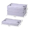 Caja de Almacenamiento Plegable, Cesta de Almacenamiento Portátil Multicolor, Organizador Multifuncional de Bocadillos para Escritorio, Caja de Almacenamiento, Artículos Varios de Cocina