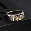 Anillo de Ábaco Pixiu Retro, de Gama Alta, Dominante y Personalizado, Anillo de Moda y Sencillo Galvanizado para Hombres, Regalo para Amigos
