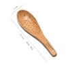Cuchara de madera comercial mango largo cuchara para mezclar cuchara pequeña condimento alargada café nuez en polvo cuchara sopera miel cuchara para hielo cuchara de postre