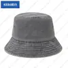 Sombrero de Pescador Lavado de Algodón Puro Europeo y Americano Más Vendido en Amazon, Sombrero Hip-Hop Vintage Desgastado, Sombrero de Cubo Casual para el Sol al por Mayor