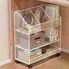 Estante de almacenamiento para mochila, estantería, mochila escolar, organizador de libros, uso doméstico, de mesa, móvil con ruedas, estante de almacenamiento multifuncional