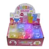 Brinquedo Criativo com Glitter Dourado e Luzes, Ursinho Fofo Brinquedo para Alívio de Estresse, Novo Brinquedo Squishy para Alívio de Estresse