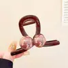 2026 Nuevo Clip de Garra de Perla de Gama Alta Pinza de Tiburón Grande Pasador para el Cabello para Mujeres Clip para la Parte Posterior de la Cabeza Accesorio para el Cabello