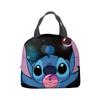 Bolsa de almuerzo Stitch de tela Oxford con dibujos animados, bolsa para conservar el calor, bolsa de aluminio para picnic, bolsa de almuerzo portátil