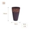 Jujube Taza Japonesa Barniz de Madera Creativo Estilo Étnico Taza de Madera Madera Sólida Taza de Té Especial LOGO Imprimible
