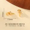 Plata S925 Chapada en Oro Jiugong Bagua Tarjeta Fantasma de Montaña Separador de Cuentas Pequeñas Accesorios para Cuerda de Cuentas Hecha a Mano DIY