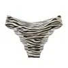 Calcinha Feminina Seamless de Seda Gelada Transfronteiriça Europeia e Americana, Bikini Briefs Respirável Estampado para Yoga Invisível para Mulheres