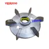 Aspa de ventilador de aluminio Y 90 aspas de aluminio 100 engrosada 112 aspas de aluminio Y132160 aspa de enfriamiento 180 aspa de enfriamiento de motor