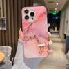 Lujoso Patrón de Mármol de Alta Gama Adecuado para Carcasa de Teléfono Móvil Apple 16E Iphone15Promax Moda 14 Estampado en Caliente 13P