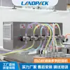 Máquina de Enchimento de Tiras de Gelatina, Máquina de Enchimento Líquido Multi-Fileira Totalmente Automática, Máquina de Embalagem de Picolé de 6 Sabores, Máquina de Embalagem de Enzimas em Pacote Tipo Tira