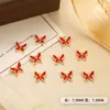 Accesorios para Uñas Metal Mini Mariposa Moderno Popular Colorido Esmalte Mariposa Aleación 3D Decoraciones para Uñas Mayoreo