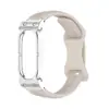 Adecuado para Google Fitbit Air Armor Marco de Reloj de Metal Hebilla de Girasol y Mariposa Correa de Reloj de Silicona
