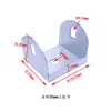 Conector de Asiento Fijo para Barandilla Accesorios para Valla de Acero Zincado Barandilla de Balcón Pasamanos de Escalera Asiento Inclinado Dos Paquetes Cametabo