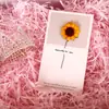 520 Cartão de Cumprimentos Flor Seca Rosa 3D Confissão Romântica Cartão de Convite de Casamento Criativo Cartão de Cumprimentos para o Dia das Mães