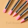 Belleza Completa Transfronteriza Nuevo Juego de 5 Piezas Manicura Bolígrafo de Presión de Silicona Presión Oblicua Herramienta de Manicura para Adornos