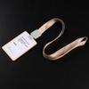 Permiso de trabajo de aleación de aluminio con cordón hebilla fácil de tirar colgante para insignia tarjeta de trabajo para el cuello juego de tarjetas de fábrica insignia retráctil hebilla fácil de tirar