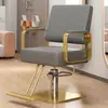 Sillón de barbero para salones de peluquería, silla de peluquería reclinable, silla ajustable popular de moda para corte de pelo, permanente, tinte y afeitado facial