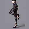 Leggings de Pierna Delgada con Estampado Floral de Moda 2023, Leche de Seda Pulida, Tallas Grandes para Mujer, Pantalones Exteriores Elásticos