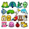 Zapatos de animales, zapatos con agujeros de flores, accesorios de bricolaje, zapatos de jardín, hebilla decorativa superior, hebilla de plástico PVC, accesorios para zapatos