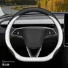 Adequado para capas de volante do Tesla Model 3/Y, incluindo a versão atualizada do Model 3 e as capas de volante ultrafinas do Model Y