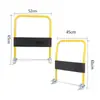 Manija Plegable, Manillar Engrosado, Manija de Arrastre, Carrito de Plataforma Plana, Mopa, Manija de Carrito de Empuje de Plástico, Accesorios para Barra de Arrastre de Carrito