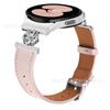 Adequado para Samsung Watch5/6/7/8 Novo Relógio com Interface Contínua na Cabeça Pulseira de Couro com Cauda Pontiaguda de Quatro Pétalas