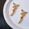 Colgante de Aleación Lazo Estrella Luna Amor Flor DIY Hecho a Mano Aretes Pulsera Collar Accesorios Material