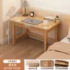 Mesa de Estudo de Madeira Maciça Mesa de Cabeceira de Quarto Mesa Simples para Estudante Escrever Mesa de Computador para Casa de Aluguel Escritório Adulto